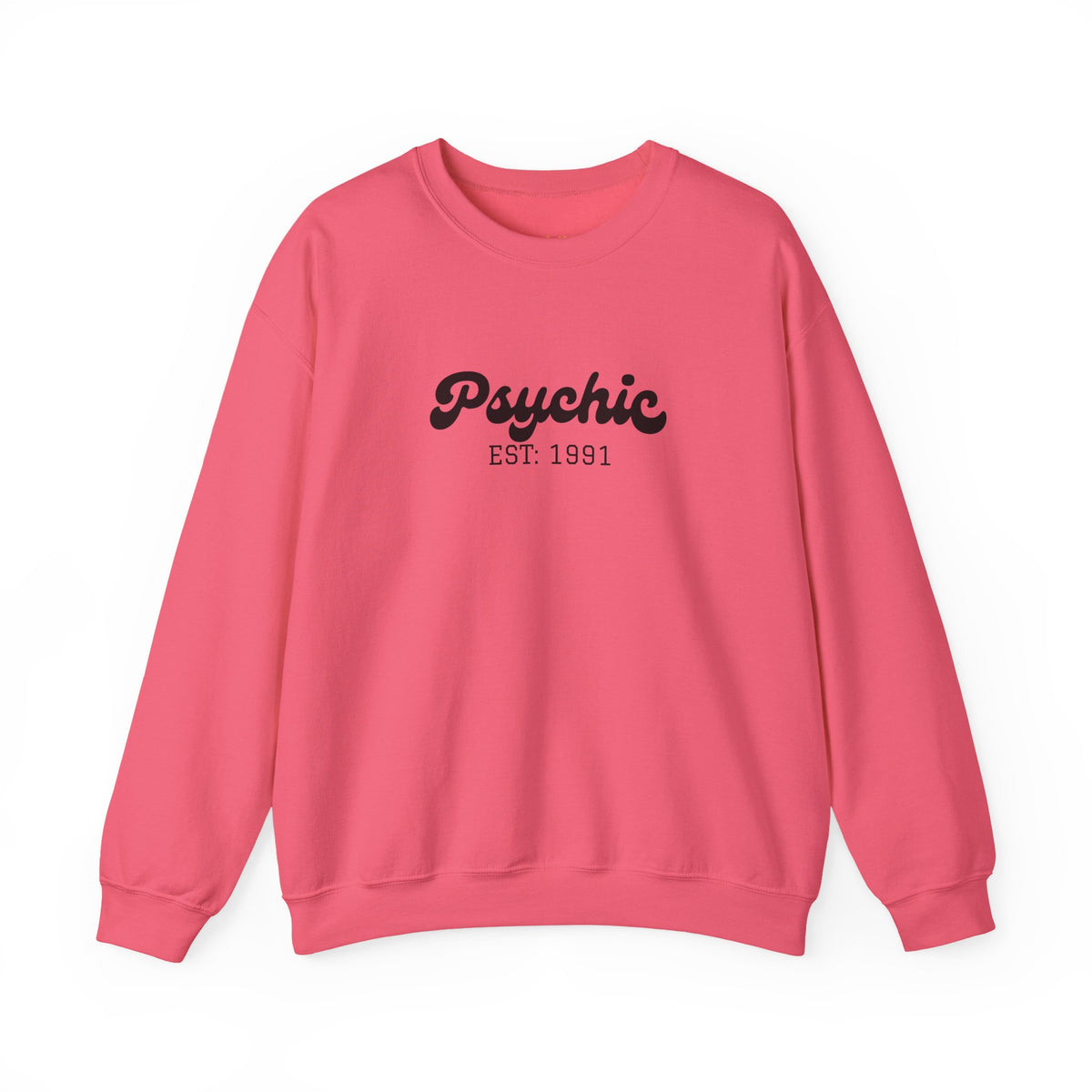 Psychic Est. personalized birth year crewneck sweatshirt, additional view 4 of 22